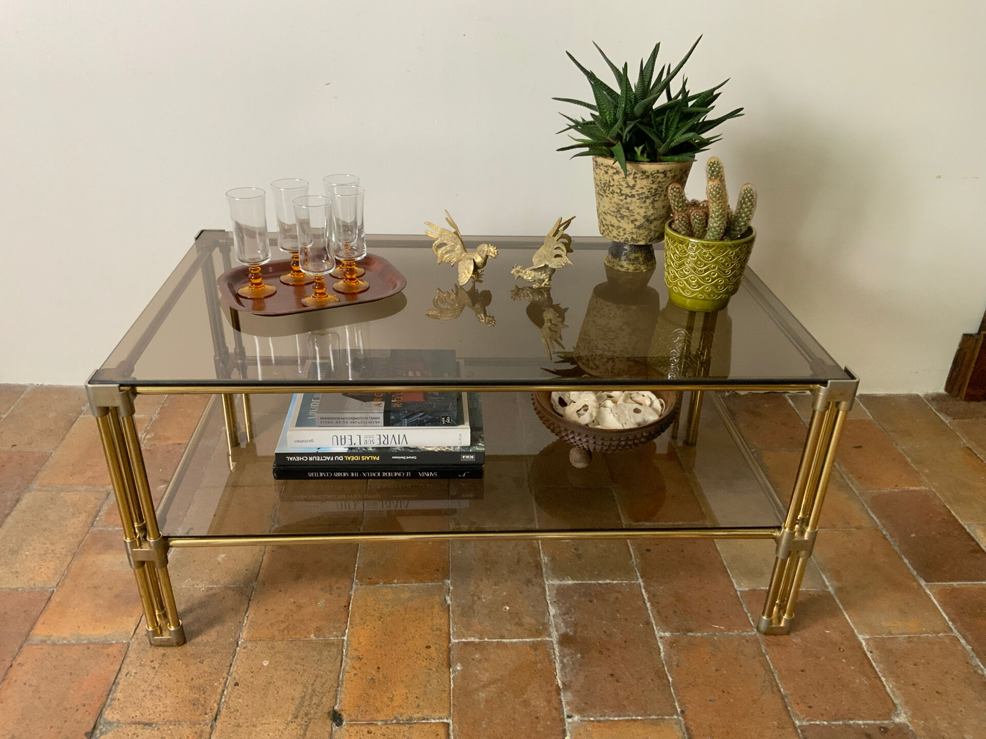 Table basse des années 70