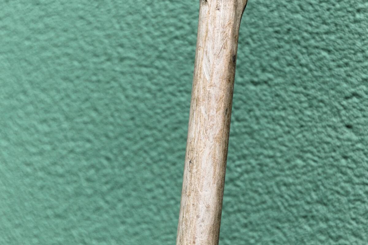Old wooden fork, popular art
