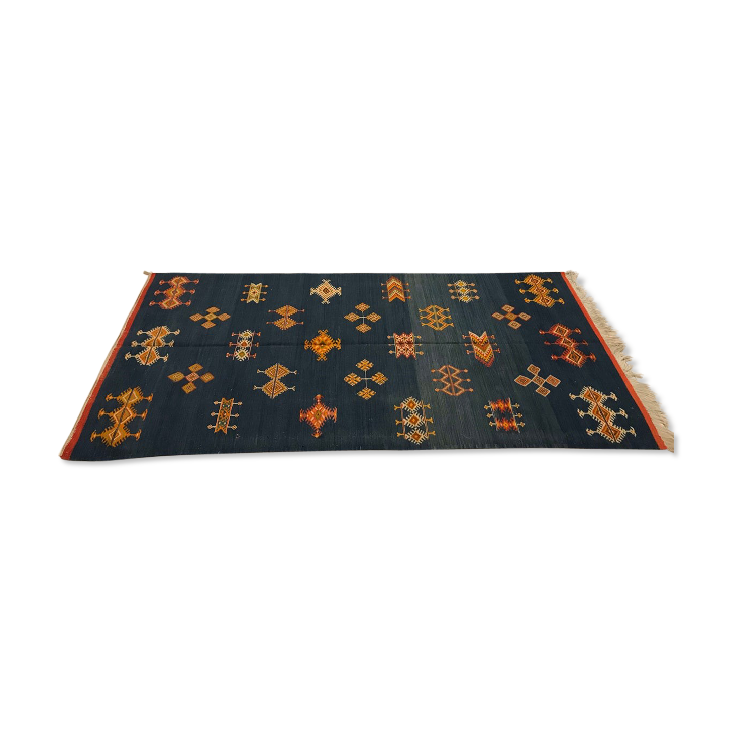 Kilim Blue Berber 227x107 cm