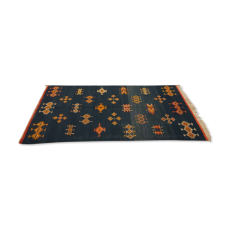 Kilim Berbère Bleu 227x107 cm