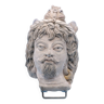 Sculpture tête Gandhara Terre cuite Pakistan Circa 1er-4ème s. Statue Indo-grec