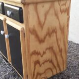 Black and wood mado buffet