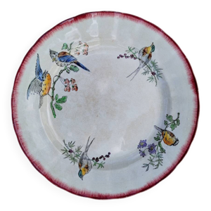 Plat rond oiselets choisy