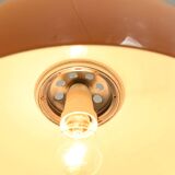 Suspension marron Space Age de Guzzini, années 1960