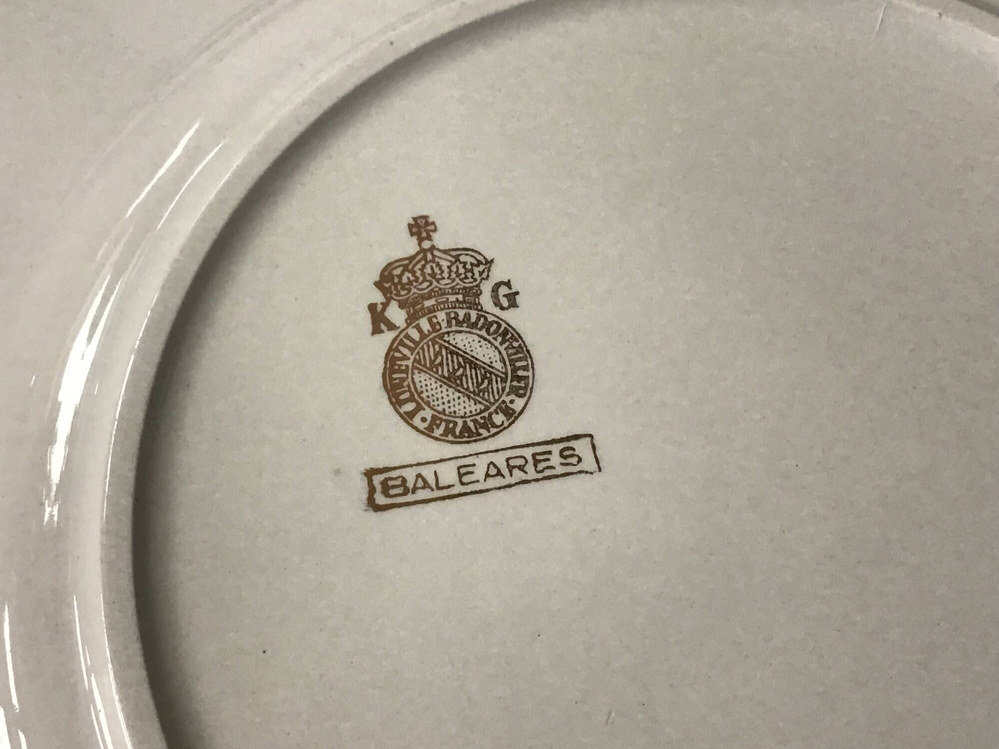 6 flat plates KG Lunéville Badonviller model Baléares