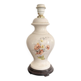 Vintage Vase-Shaped Lamp Floral Decor Flower Baluster Ceramic