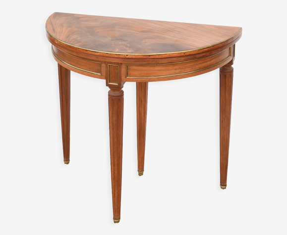 Table demi-lune formant une table ronde