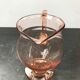 Former pitcher carafe glass bullé rose vintage kitchen