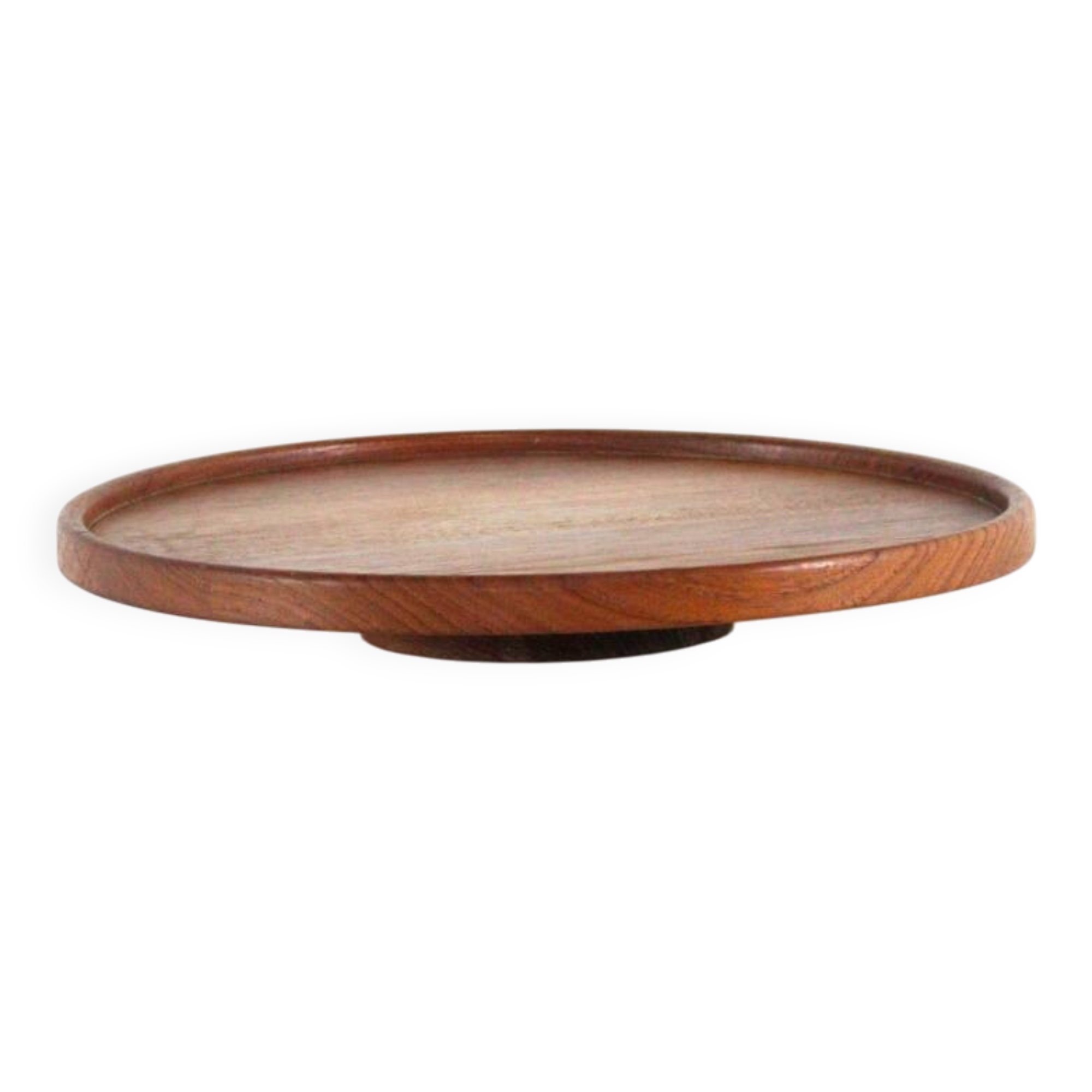 Lazy Susan teak rotating tray in teak - danish design