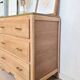 Moustache leg commode