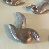 Tin candlesticks