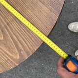 Vintage wooden round table