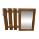 Porte-manteau mural design scandinave 1960.