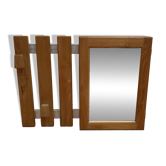 Porte-manteau mural design scandinave 1960.