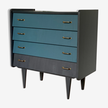 Blue vintage dresser