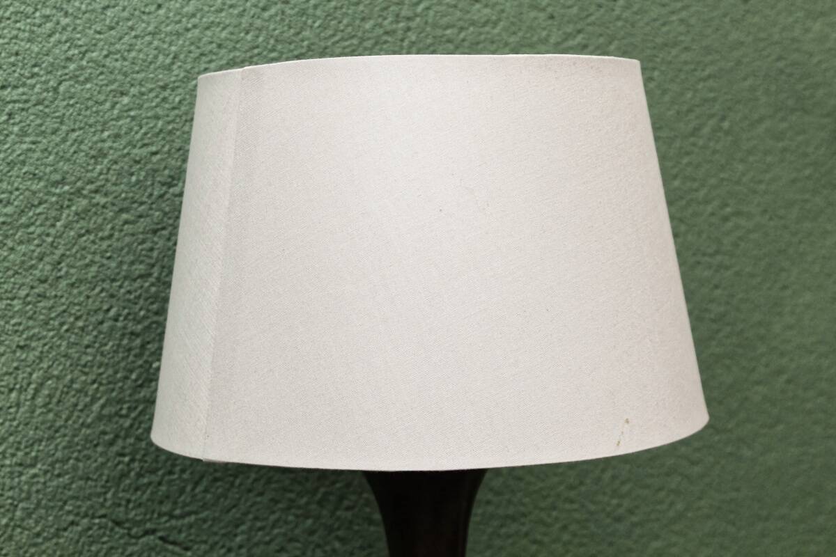 Desk lamp, 1960s, turned wood