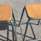 Paire de tabourets haut atelier
