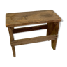 Old wooden foot foot stool