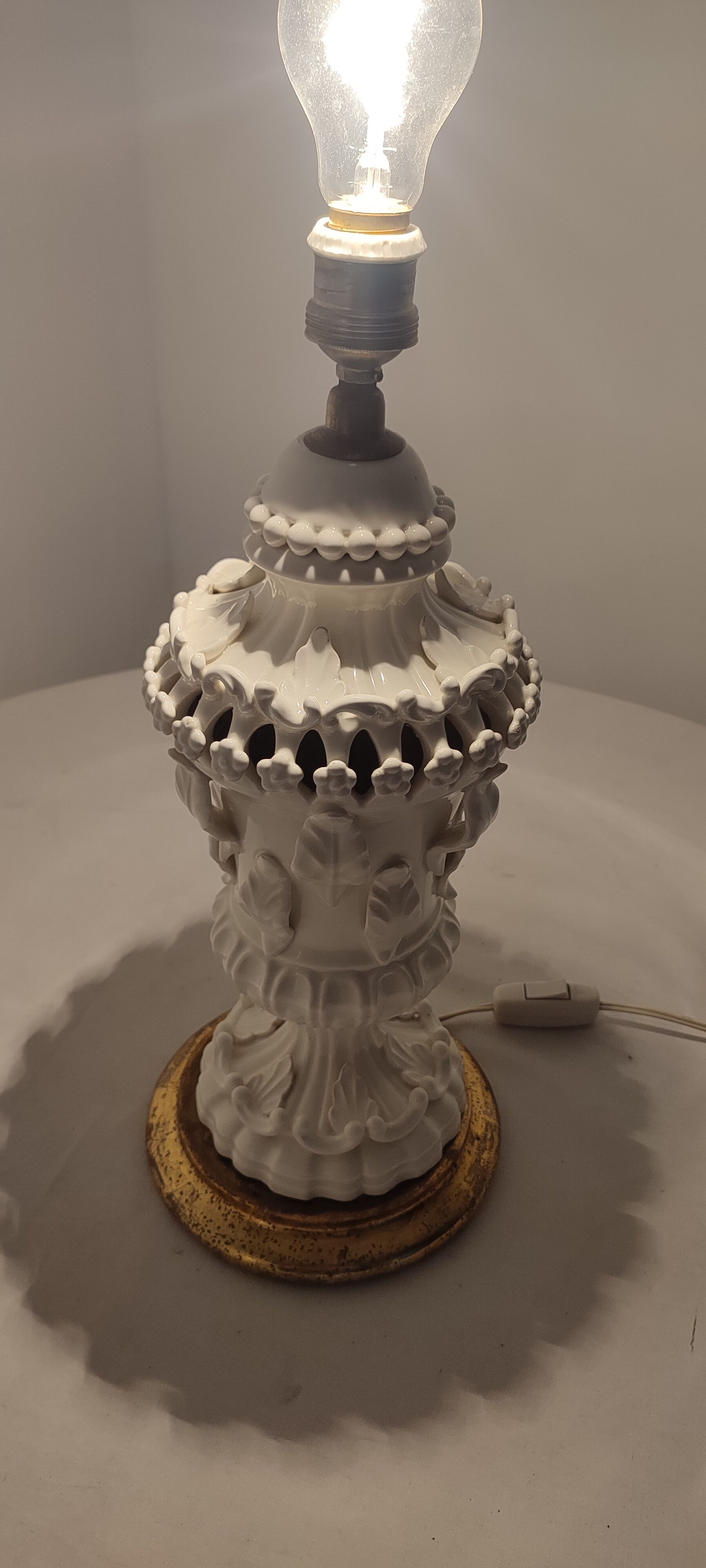 Lampe en céramique de Manises, Espagne, années 1960