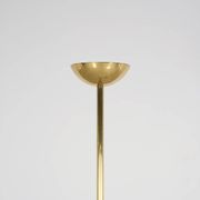 Lampadaire en laiton et pierre de bourgogne circa 1970