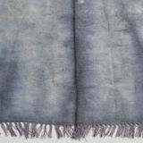 5x7 distressed gray blue hemp carpet232x156cm