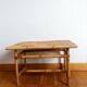 Bamboo coffee table in Audoux Minet vintage style from the 1960s.