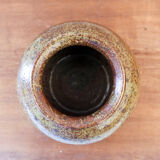 Berry pyrite stoneware vase 70s