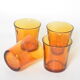 Verres Duralex ambrés