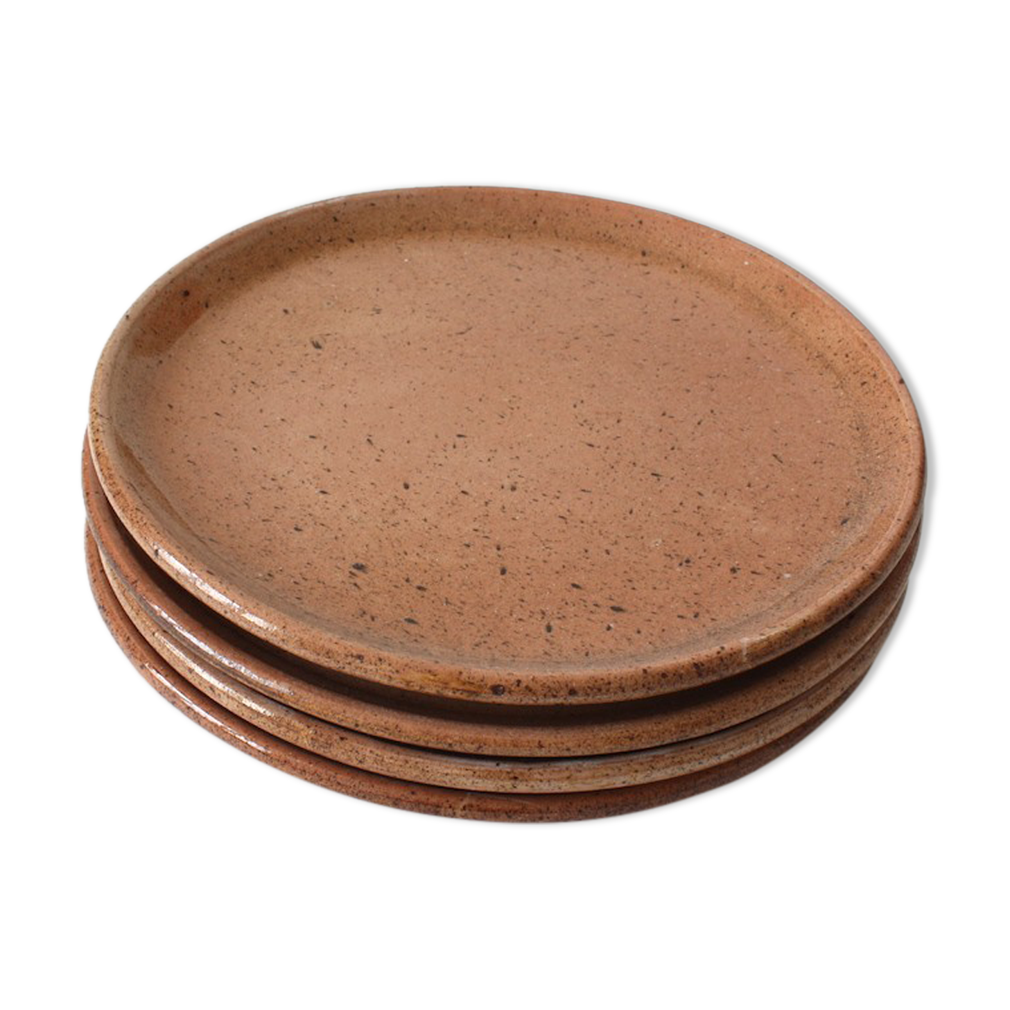 Salmon sandstone plates