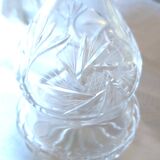 Small carafe in highly worked cut crystal