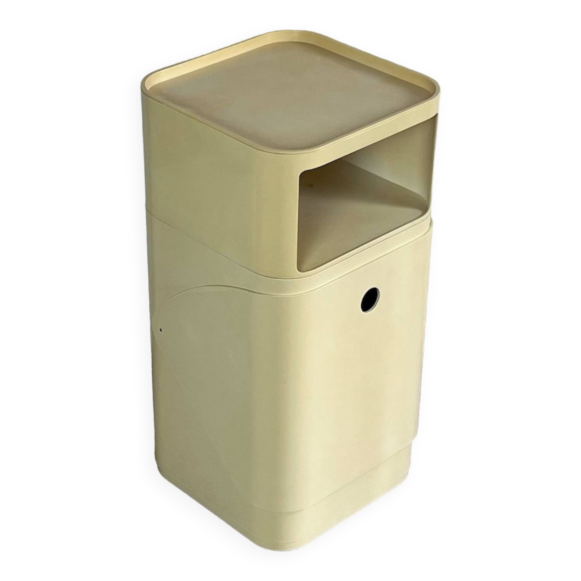 Rare Laundry Basket Container Componibili 4984 Anna Castelli design for Kartell, 60s