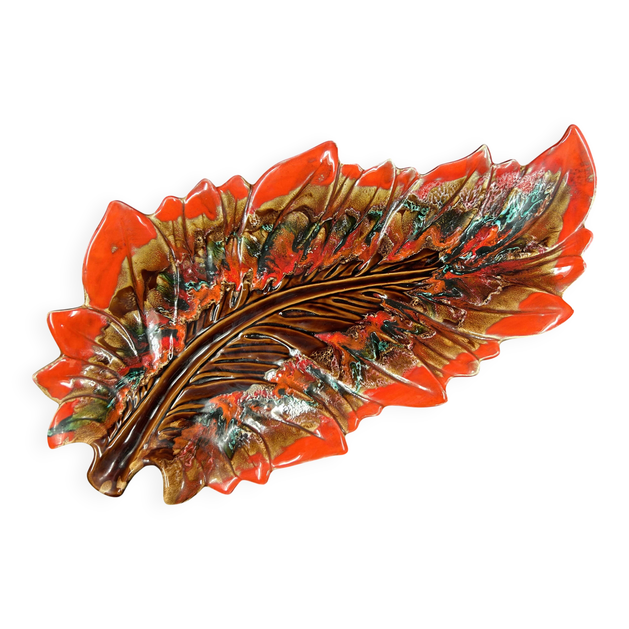 Large ceramic dish 1950s/60s vintage Vallauris