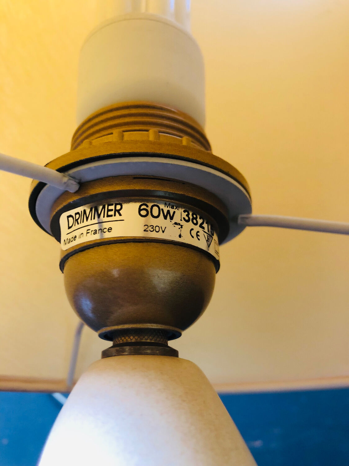 Ceramic lamp by Louis Drimmer, design