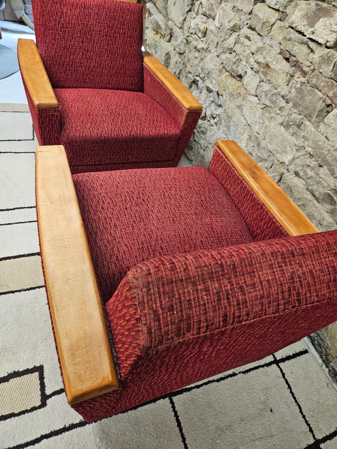 Pair of vintage armchairs 1960