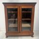 Display cabinet at counter height in mahogany and veneer, 19th century.