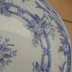 3 antique flat plates in ironstone