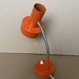 Orange metal lamp from the 60s