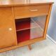 Sideboard 1960 diamond marquetry and showcase 180x45