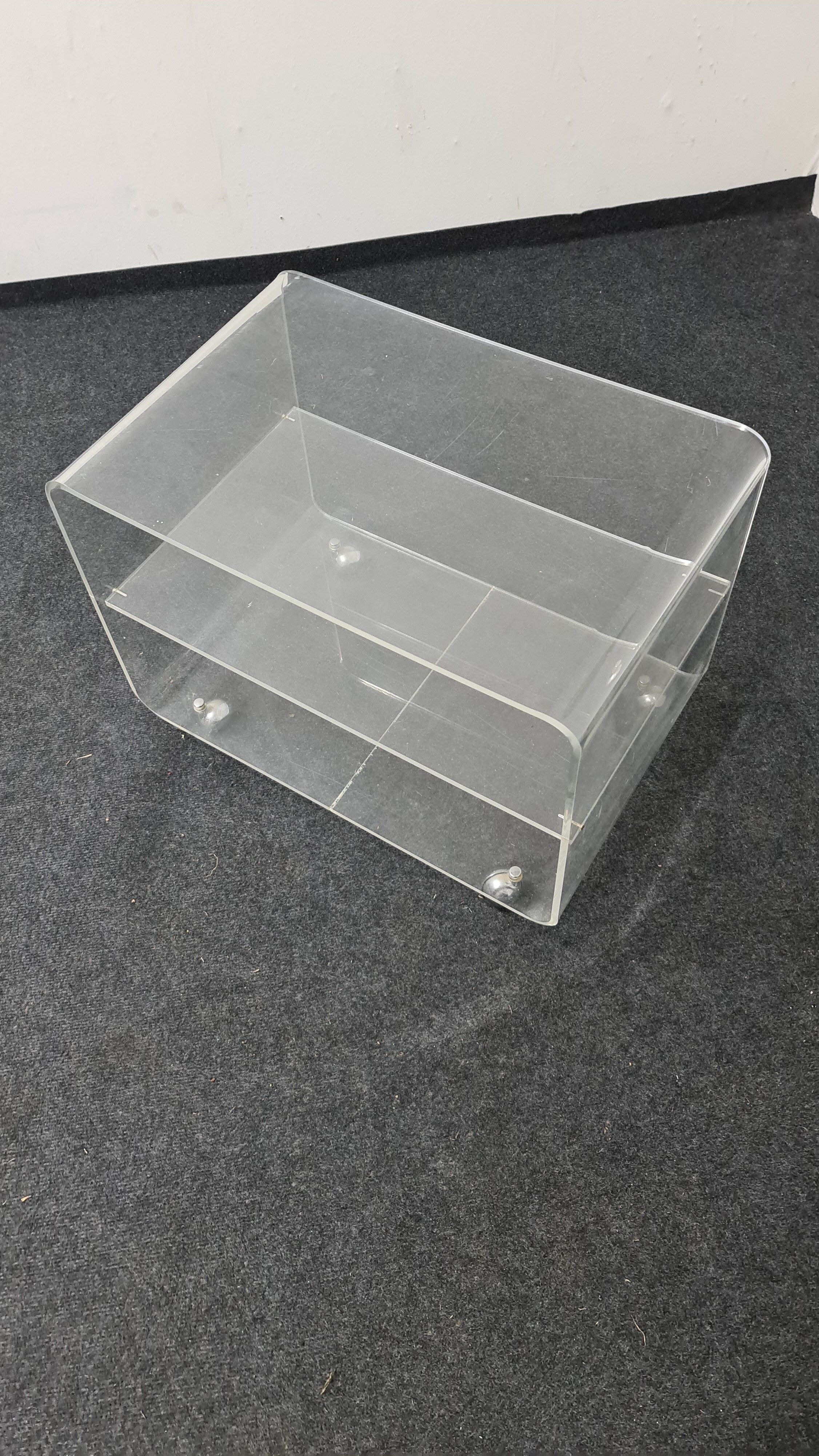 Vintage perspex/acrylic trolley or side table