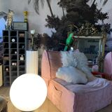 Large floor ball lamp