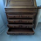 Solid wood secretary