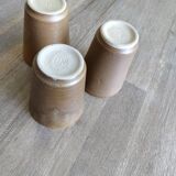 Set of Digoin stoneware glasses
