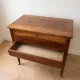Antique wooden and marble dressing table