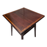 English Mahogany Square Side Table, Circa 1900