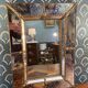 Vintage Venetian mirror with a frame from around 1970.