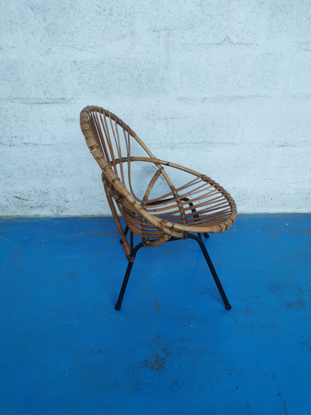 Rattan armchair 1960