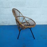 Rattan armchair 1960