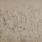 Heliogravure after Raoul Dufy – Fashion or Salon Scene (43 x 34 cm)