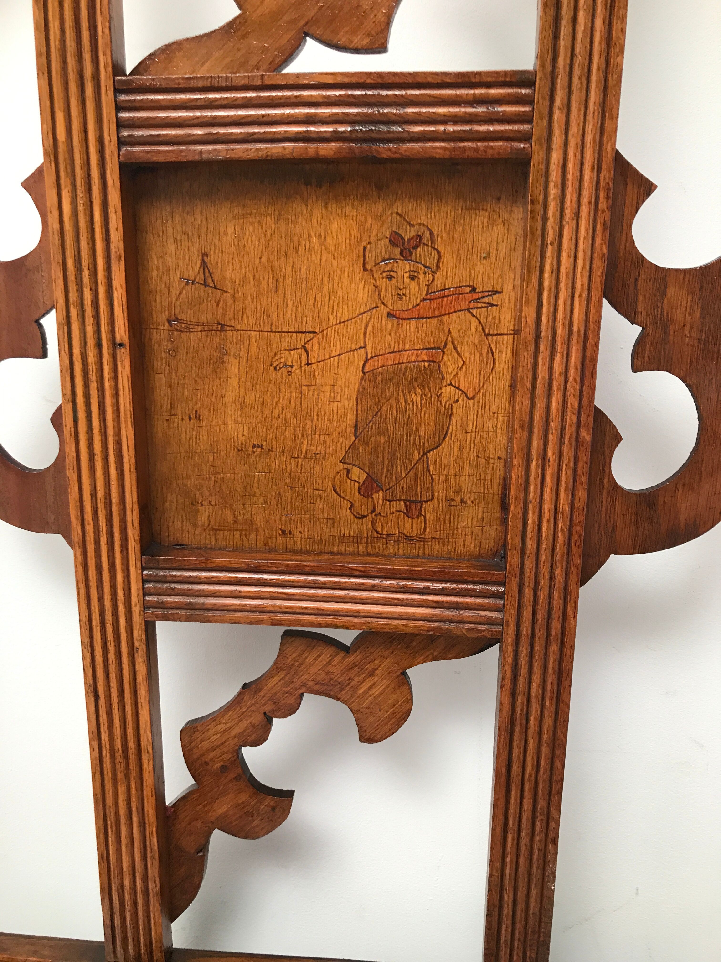 Wooden coat holder from the 30s