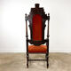 Fauteuil en chêne sculpté du XIXe siècle